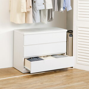 \LINE友だち登録で500円オフクーポン/ 隠しキャスター付きチェスト 3段・高さ67cm幅80cm奥行40cm リビング リビング収納 590132