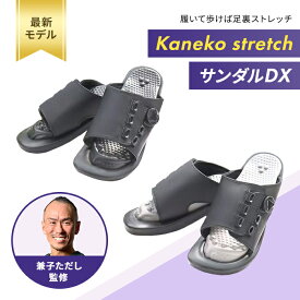 ＼LINE友だち登録で200円オフクーポン／ 新・Kaneko stretchサンダルDX サンダル アーチサポート 足裏 疲れない ストレッチ 健康サンダル レディース 外履き 部屋履きスリッパ エクササイズ 靴 シェイプ系 シューズ 美健 AR2686