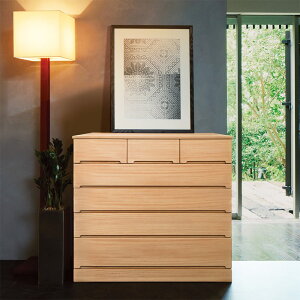 小引き出しが便利な総桐チェスト 5段・高さ91cm タンス 衣類収納 546021