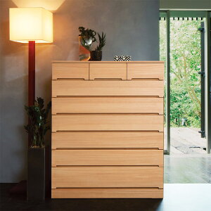 【クーポン最大5千円OFF 10/27 9:59迄】 小引き出しが便利な総桐チェスト 7段・高さ121.5cm タンス 衣類収納 546023