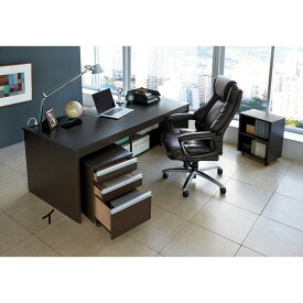【クーポン最大5千円OFF 1/24 20時から4h限定】 奥行たっぷり収納デスク 幅180cm オフィス 事務 書斎机 机 588216 ＼LINE友だち登録でクーポン／