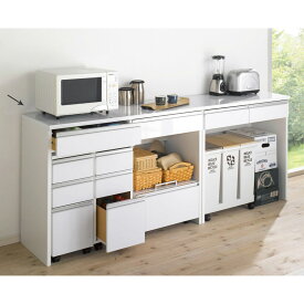 キッチン通路をキレイにする！下オープンダイニングシリーズ カウンター・幅120cm高さ85cm キッチンカウンター キッチン収納 629702 ＼LINE友だち登録でクーポン／