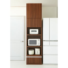 家電もストックもまとめて収納！天井ぴったりキッチンシリーズ レンジボード 幅60cm奥行45cm レンジ台 キッチンラック キッチン収納 586514