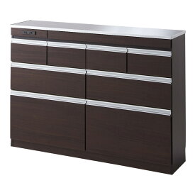 【クーポン最大5千円OFF 2/19 20時から4h限定】 薄型ステンレス天板カウンター 幅120cm キッチンカウンター キッチン収納 629415 ＼LINE友だち登録でクーポン／