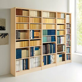 棚位置が全て選べるオープン本棚 幅44.5cm高さ178cm コミックラック 本棚 ラック シェルフ 627620