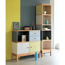 【クーポン10％OFF 7/8】 キャビネット リビングボード リビング収納 Abbey wood/アビーウッド キャビネット 幅90cm H71603