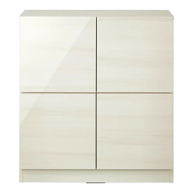 【クーポン最大5千円OFF 2/19 20時から4h限定】 スクエア木目カウンター下収納 2列4マス 幅79cm奥行34cm キッチンカウンター下収納 キッチン収納 629037 ＼LINE友だち登録でクーポン／