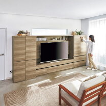 楽天市場】壁面収納 テレビ台（高さ（cm）150 ～ 159.9）（収納家具 