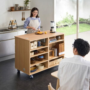 �ፂ��100cm�� �ړ����A�C�����h�J�E���^�[ �ړ����L���X�^�[�^�C�v ��120cm���s60cm �L�b�`���J�E���^�[ �L�b�`�����[ 641605 �_LINE�F�����o�^�ŃN�[�|���^