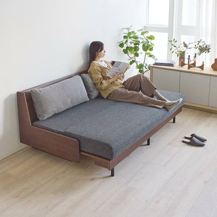 楽天市場】Paxon/パクソン ごろ寝ソファベッド 幅181cm ファブリック 