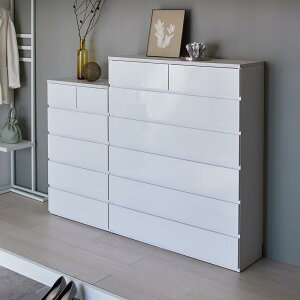 Marblenome/マーブルノーム 薄型チェスト 幅100cm・6段 高さ120cm タンス 衣類収納 H84106