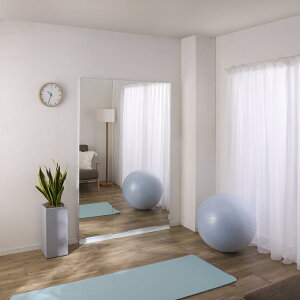 �ᕝ60cm�� �ǃs�^�ݒu�œ˂����炸�ɒu����f�B�X�v���C���b�N �~���[�^�C�v �X�^���h�~���[ �p�� �S�g�� �C���e���A�G�� 633005