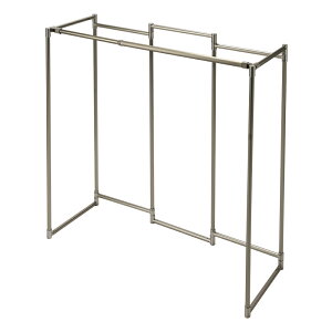 出しっぱなしでも美しい 新スタイリッシュアルミ物干し 竿付き5連 室内 屋外 洗濯物干し台 洗濯用品 物干し 611614