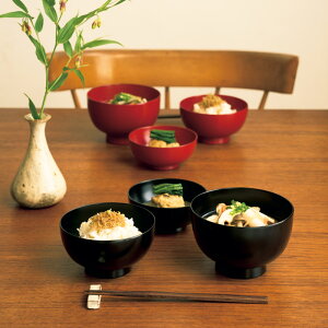 越前漆器 食器洗浄機対応三つ組椀 食器 カトラリー グラス 600404