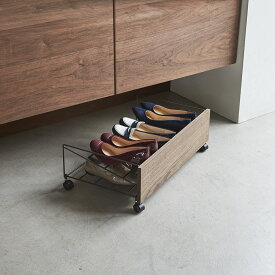 ≪幅60cm≫シューズボックス下ワゴン シューズワゴン シューズラック ケース 下駄箱 玄関収納 KR0572