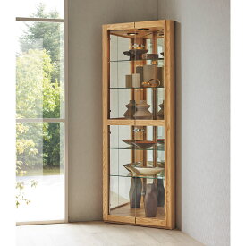 【クーポン最大5千円OFF 1/24 20時から4h限定】 Ugol/ウーゴル キュリオボード コーナー 幅65cm 高さ174.5cm コレクションケース ディスプレイラック 飾り棚 本棚 ラック シェルフ H93617 ＼LINE友だち登録でクーポン／