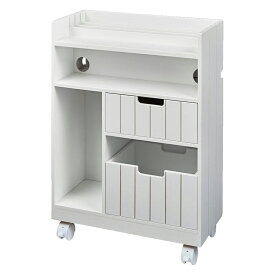 隠せるリビング整理ワゴン モバイル収納タイプ 幅40cm 収納ボックス 小物収納 フリーボックス 628708 ＼LINE友だち登録でクーポン／