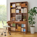 A4ファイルもたっぷり収納 天板ひろびろ本格派デスク 幅120cm高さ195cm オフィス 事務 書斎机 机 544638