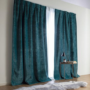 �ᕝ100cm×��200cm�i2���g�j�� 2���d�˃x���x�b�g���J�[�e�� �h���[�v�J�[�e�� �J�[�e�� 58430H �_LINE�F�����o�^�ŃN�[�|���^