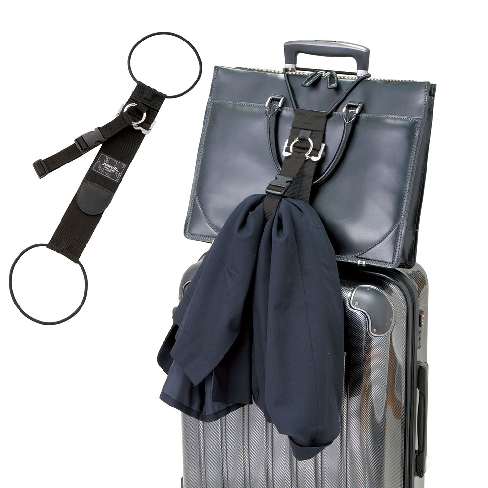 バッグとかさばる洋服を一緒にスーツケースに装着できるベルトセット それぞれ単体でも使用可能です 旅行用品 店舗 ホビー ペット 激安超特価 旅行用小物 スーツケースベルト N53177 ネームタグ ゴーウェル バッグ 洋服とめるベルトセット gowell