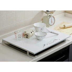 ビルトインコンロカバー台幅60cm コンロ周り収納 キッチン用品収納 959714