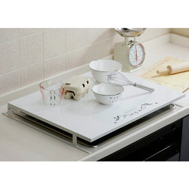 ビルトインコンロカバー台幅75cm コンロ周り収納 キッチン用品収納 959715