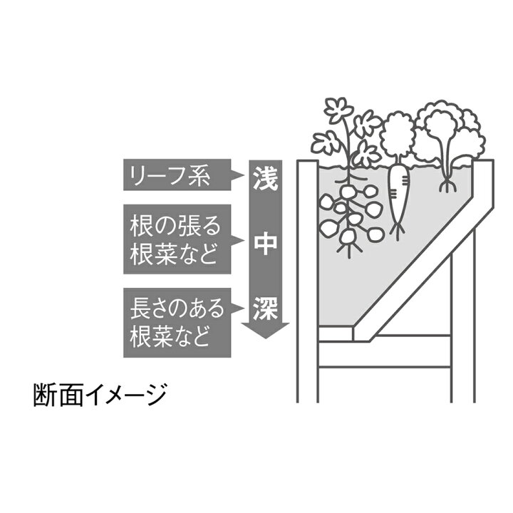楽天市場 ガーデニング フラワー ガーデニング用品 エクステリア プランター 鉢 フラワースタンド オリジナルカラー菜園プランター ベジトラグ S G102 ディノス楽天市場店