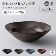【クーポン10％OFF 9/11 1：59迄】 ARAS ヒートコレクション 深鉢ミルー HC 直径20cm 電子レンジ使用可能…