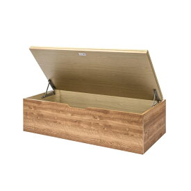 跳ね上げ式収納ユニット畳 ヘリ無しミニ1畳 高さ45cm ユニットシェルフ リビング収納 587981