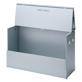 【クーポン最大10％OFF 8/7から48h限定】 大きく開くガルバ製ゴミ保管庫【スリム】 幅100奥行38cm 保管庫 547107
