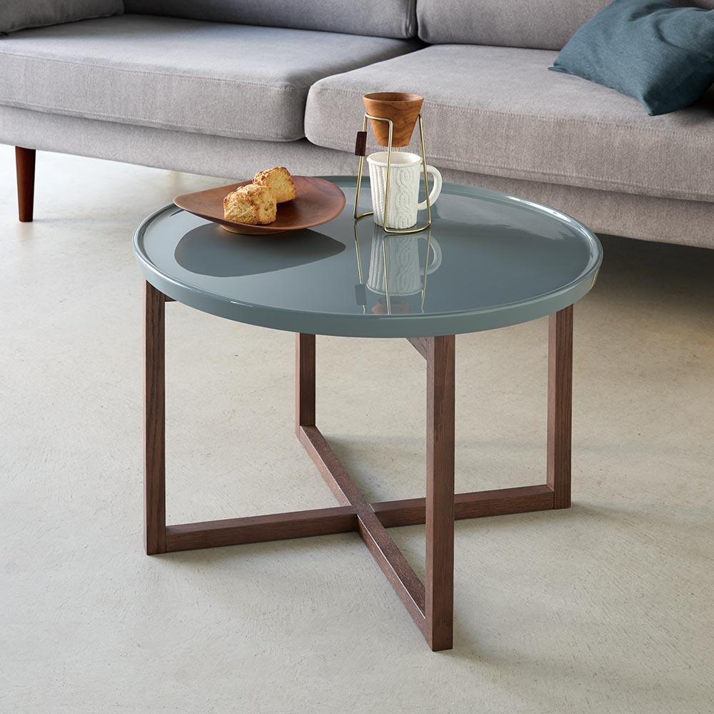 サイドテーブル テーブル 机 UV塗装 ナイトテーブル 天然木 天然木調 Pisara ピサラ ティーテーブルシリーズ ロー H41710
