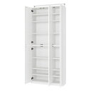 【楽天1位】 突っ張り壁面大容量収納本棚 幅100奥行35cm 本棚 ブックシェルフ 書棚 ラック シェルフ 627922 ＼LINE友だち登録でクーポン／