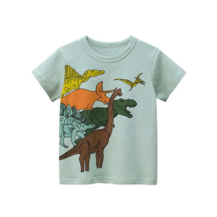楽天市場】恐竜 ファッション キッズ Tシャツ 春夏 くすみカラー  