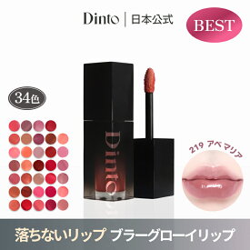 ★国内配送★【Dinto公式】【新色4colors】【34種】ブラーグローイリップティント 送料無料 リップ 口紅 グロス リップグロス 韓国コスメ ポイントメイク メイクアップ