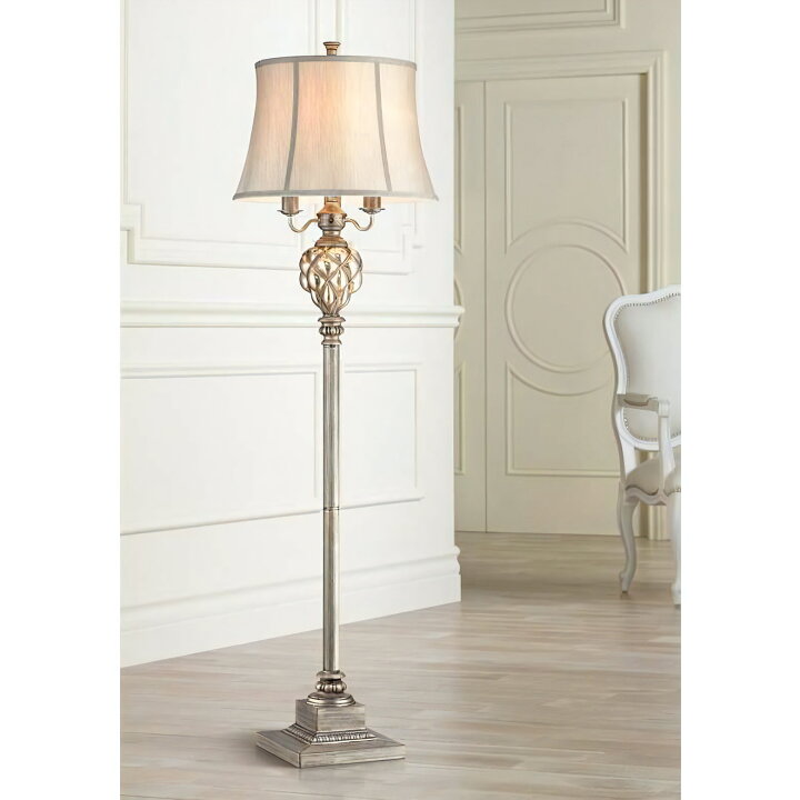 楽天市場】【送料無料】おしゃれなアンティークフロアランプ  