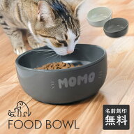 【名入れ無料】お名前入り フードボウル ペット 食べやすい 動物 イヌ ネコ 器 名入れ フードボウルスタ…