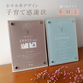 【名入れ無料】 父の日 感謝状 子育て感謝状 かすみ草 結婚式 両親 プレゼント フォトフレーム 名入れ 写真立て アクリル 両親へのプレゼント 挙式 披露宴 ウェディング ウエディング ブライダル ギフト メモリアル 成人 記念品 父親 母親 親 両親贈呈用 両親贈呈品 送料無料