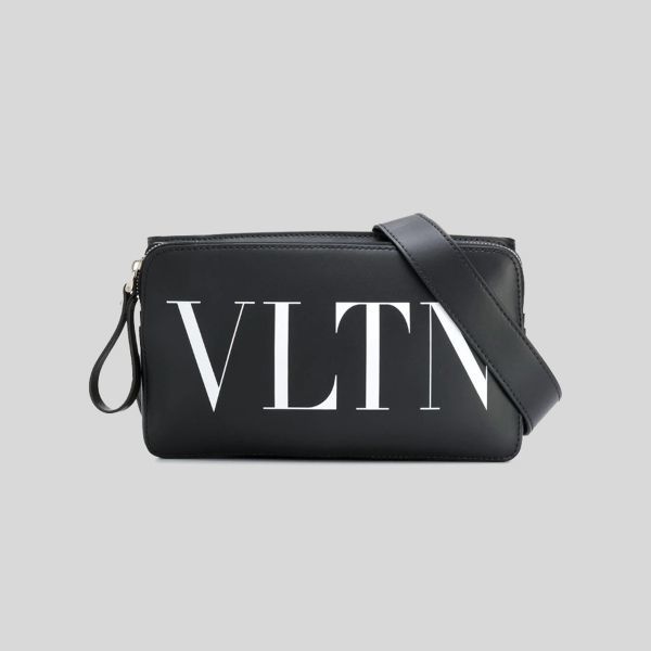 Valentino ヴァレンティノ レザー VLTN ベルト バッグ Leather VLTN Belt Bag black | DIO GRECO