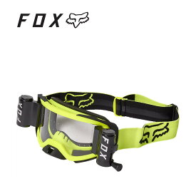 FOX RACING フォックスレーシング エアースペース ストレイ ロールオフ ゴーグル フローイエロー AIRSPACE STRAY ROLL OFF GOGGLES FLO YLW