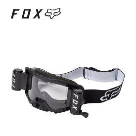 FOX RACING フォックスレーシング エアースペース ストレイ ロールオフ ゴーグル ブラック AIRSPACE STRAY ROLL OFF GOGGLES Black