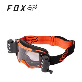 FOX RACING フォックスレーシング ビュー ストレイ ロールオフ ゴーグル ブラック/オレンジ VUE STRAY ROLL OFF GOGGLES Black/Orange