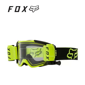 FOX RACING フォックスレーシング ビュー ストレイ ロールオフ ゴーグル フローイエロー VUE STRAY ROLL OFF GOGGLES FLO YLW