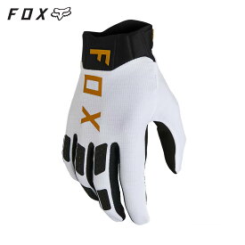FOX RACING フォックスレーシング フレックス エアー グローブ ホワイト/ブラック FLEXAIR GLOVES White/Black