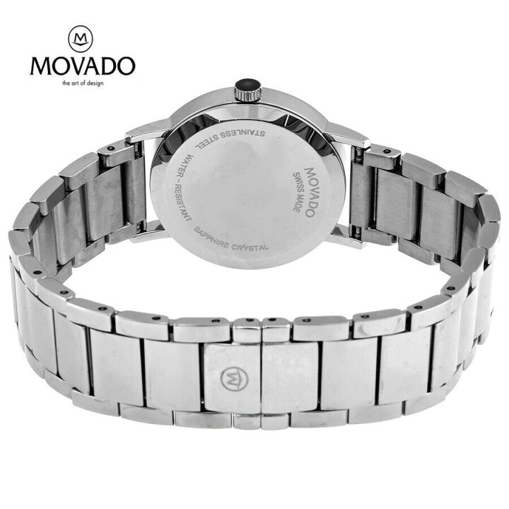 楽天市場】MOVADO モバードクオーツ ブラック ミュージアム ダイヤル 
