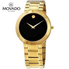 MOVADO モバード スティリ クオーツ ブラックダイヤル イエローゴールドPVD メンズウォッチStiri Quartz Black Dial Yellow Gold PVD Men's Watch