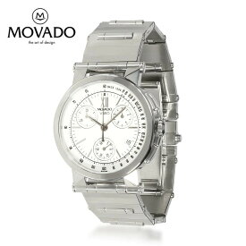 MOVADO モバード ヴィジオ クロノグラフ クォーツ ホワイトダイヤル ユニセックス ウォッチVizio Chronograph Quartz White Dial Unisex Watch