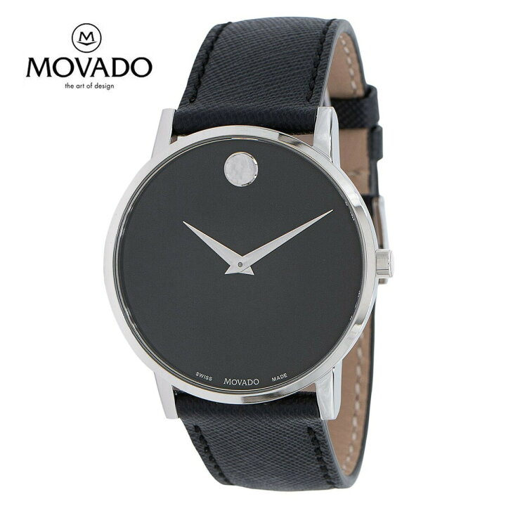 楽天市場】MOVADO モバード ミュージアム・クラシック ブラック 