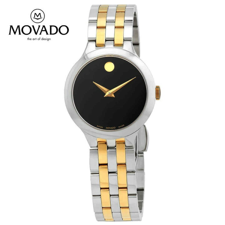 楽天市場】MOVADO モバード ヴェトゥーリ クオーツ ブラック 