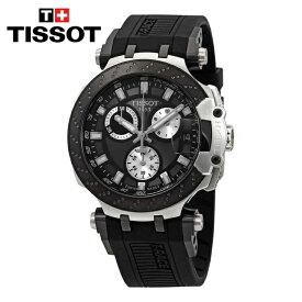 TISSOT ティソ T-レース クロノグラフ クオーツ ブラックダイヤル メンズウォッチ T-Race Chronograph Quartz Black Dial Men's Watch