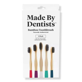 MadeByDentistsメイド・バイ・デンティスト 竹製歯ブラシ5本セット　Bamboo Toothbrush 5 Pack